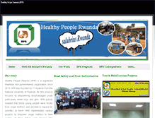 Tablet Screenshot of hprwanda.org